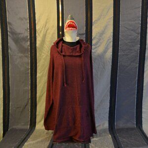 Torrid Super Soft Cowl Neck Active Hoodie Oversized Tunic Sweater Size 2 Warm